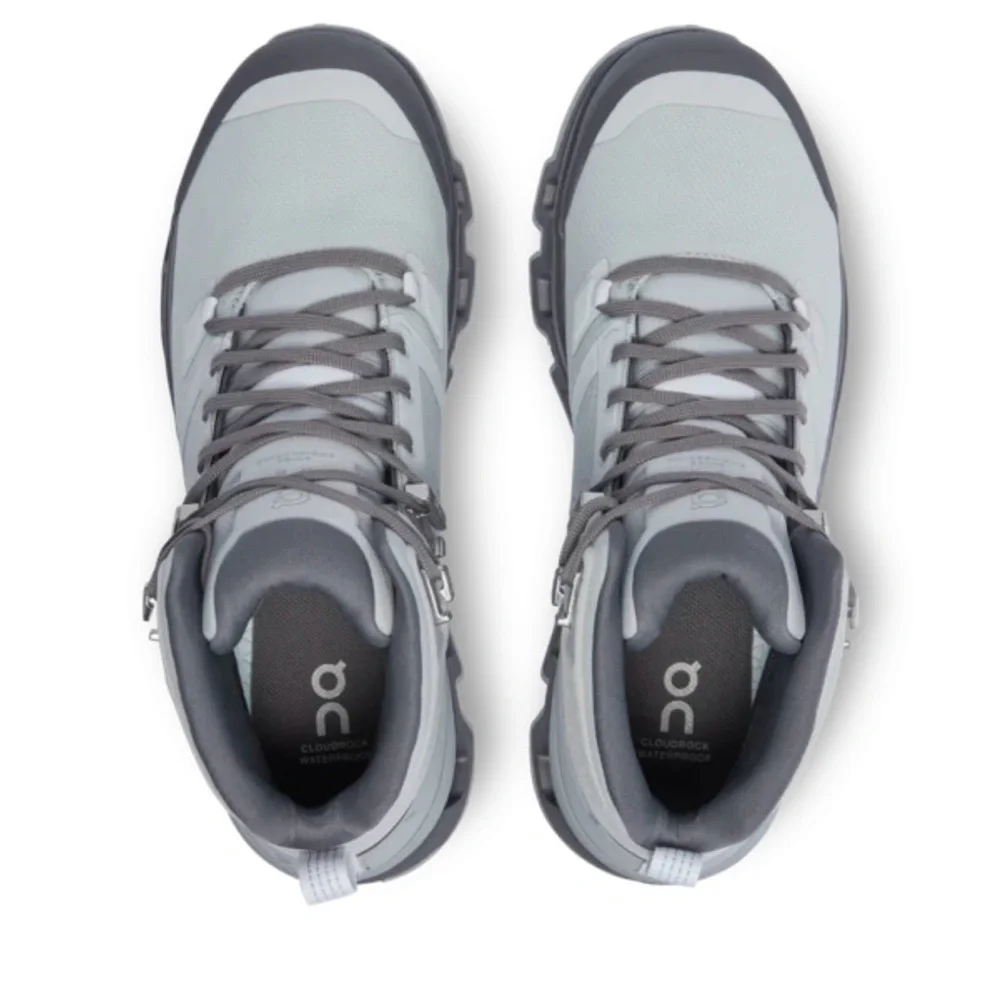 ON WOMEN’S CLOUDROCK 2 WATERPROOF GLACIER ECLIPSE Size 9 - Picture 4 of 11